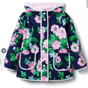 Janie and Jack Classic Floral Raincoat